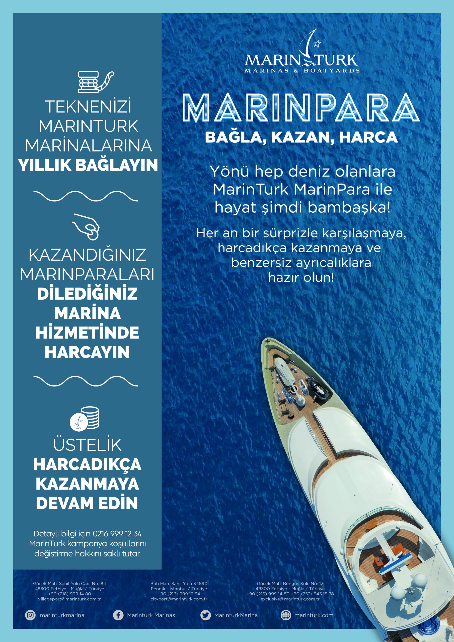 MarinTurk Marinaları’ndan Tekne Sahiplerine Kampanya